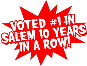 Voted #1 in Salem 10 Years in a Row!
